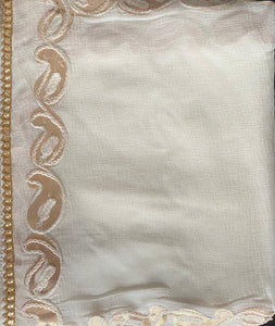 Chiffon Foil Embroidered