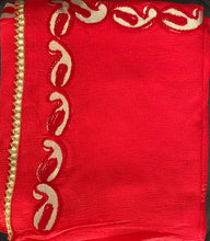 Load image into Gallery viewer, Chiffon Foil Embroidered