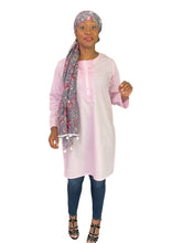 Load image into Gallery viewer, Long Cotton Tunic with Embroidery
