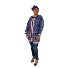 Load image into Gallery viewer, Duster Style 3 - Blue And Red