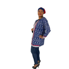 Load image into Gallery viewer, Duster Style 3 - Blue And Red