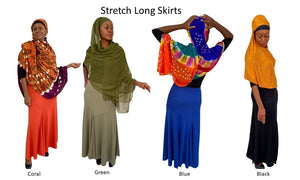 Stretch Long Skirts
