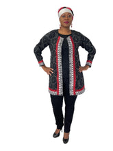 Load image into Gallery viewer, Duster Style 2 - Black and Red