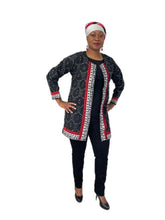 Load image into Gallery viewer, Duster Style 2 - Black and Red