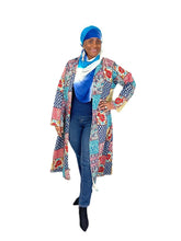 Load image into Gallery viewer, Duster Style 8 - Blue Printed