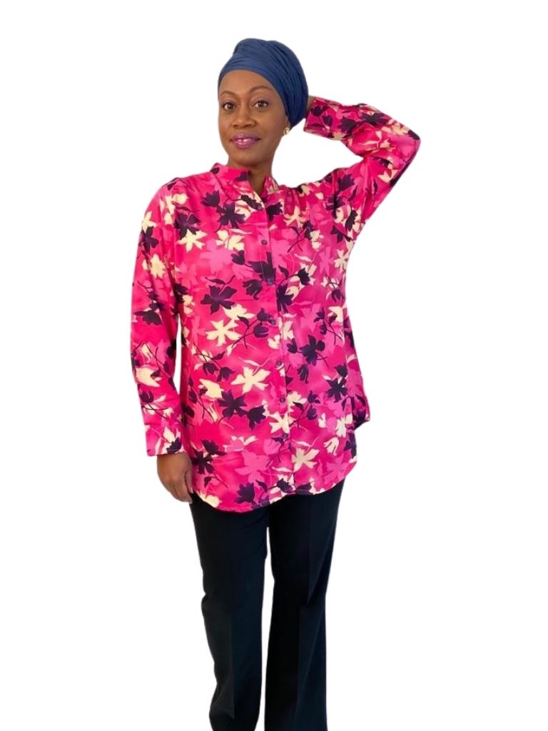 Printed Wash n Wear Shirts and Tunics with roller sleeves