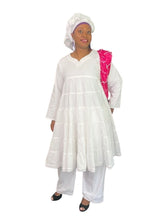 Load image into Gallery viewer, 3-PC Outfit Style 7 - Cotton White Baby Doll

