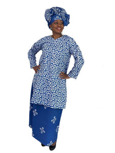 3 PC Printed Cotton Outfit -Size 10