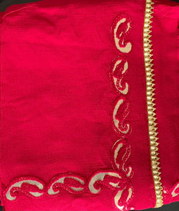 Chiffon Foil Embroidered
